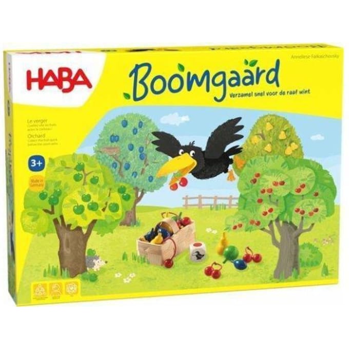 HABA De Boomgaard Spel - Fruitspel tegen de raaf