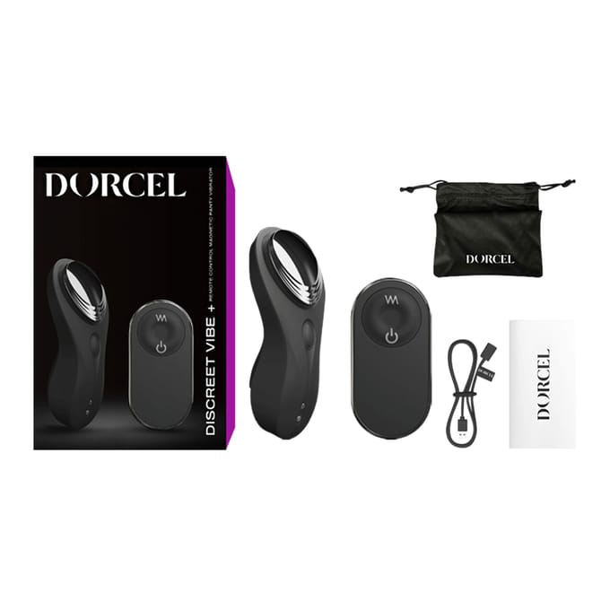 Dorcel - Discreet VIBE + Panty Vibrator Met Afstandsbediening- Zwart