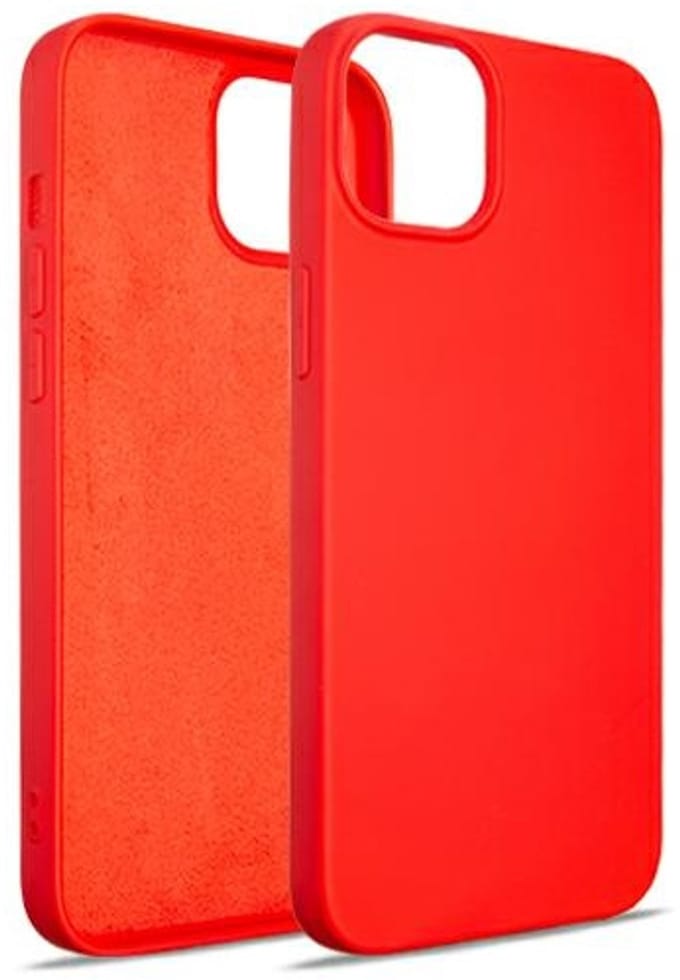 Beline Silicone Serie - iPhone 15 Plus Hoesje - Rood - Hoge Kwaliteit - Perfecte Pasvorm