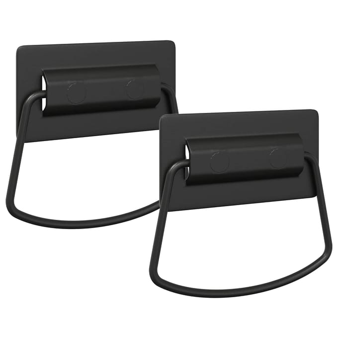 vidaXL - Kast - Handvatten - 2 - st - Zwart - 85 - x - 45 - mm - Metaal