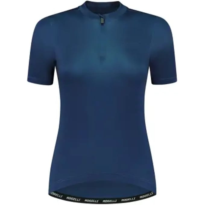 Rogelli Core Dames Fietsshirt - Korte Mouw - Donkerblauw