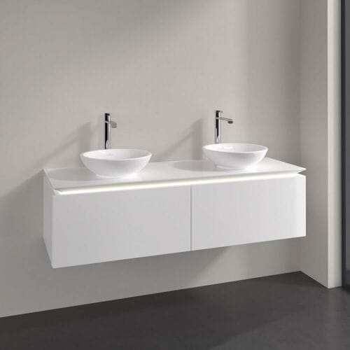 Villeroy & Boch Legato vanity unit 140 cm with LED lighting B591L0PN
