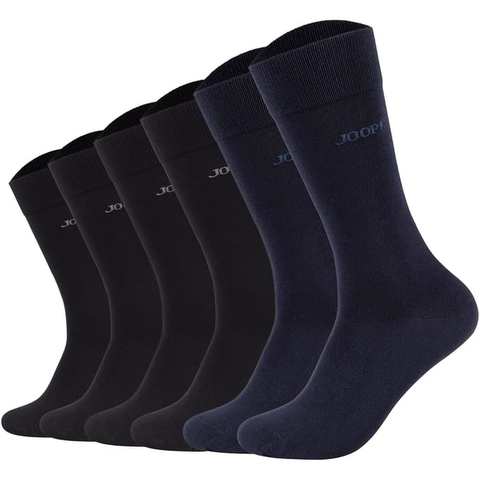 JOOP! Sokken Unisex premium essential organic cotton Socks 6p Set van 6