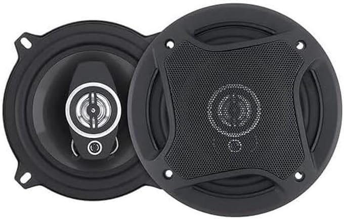 Set Auto Boxen 16 cm Krachtig Geluid 500W met Beschermrooster 4 Ohm