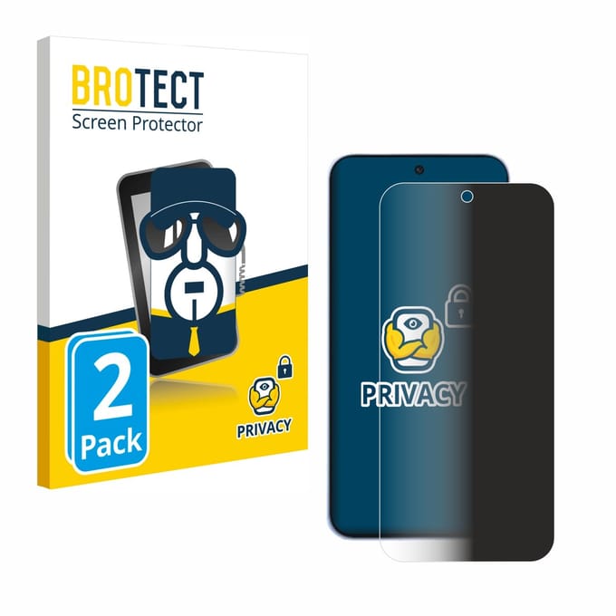 BROTECT - privacy screenprotector voor Oppo Reno 15c - Folie Beschermfolie Blauwlichtfilter 2 Stuks