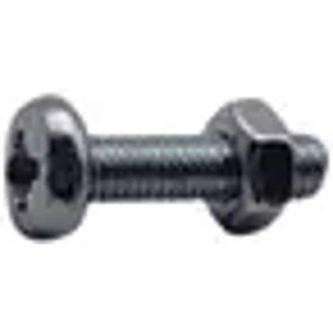 Sencys Metaalschroef+moer Ck M4x16mm Gegalvaniseerd Per 20