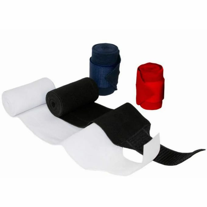 Set van 2 elastische polobanden + klittenband voor paarden Daslö