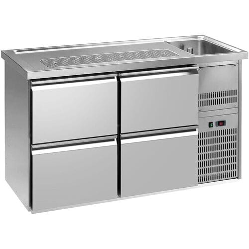 GGM Gastro Biertheke Premium PLUS - 1550x700mm - 4 Schubladen