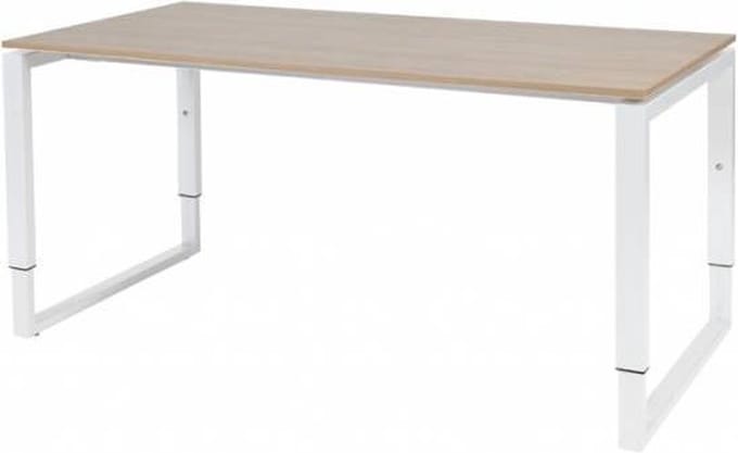 Verstelbaar Bureau - Plus 160x80 robson - wit frame