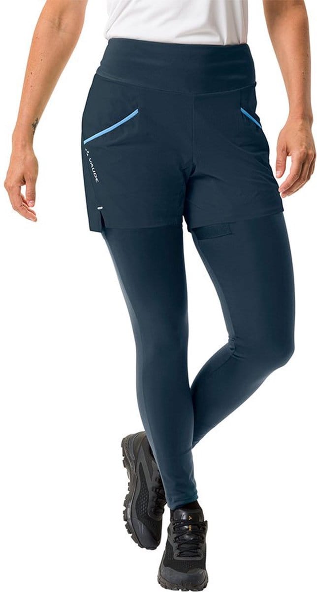 Vaude Crana Zip Off Broek Blauw 44 Vrouw
