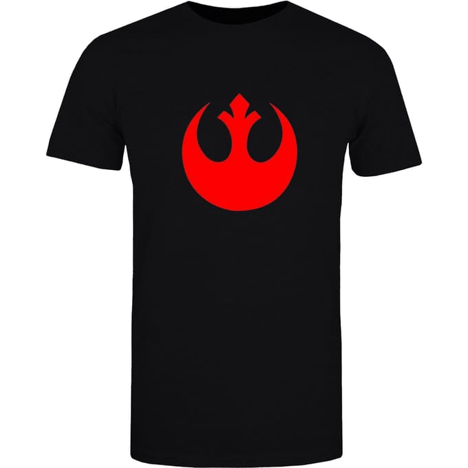 Star Wars Herensembleem T-shirt Rebel (Zwart)