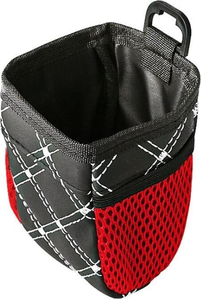 Auto Vent Outlet Auto Mobiele Telefoon Houder Opbergtas Organizer - wit