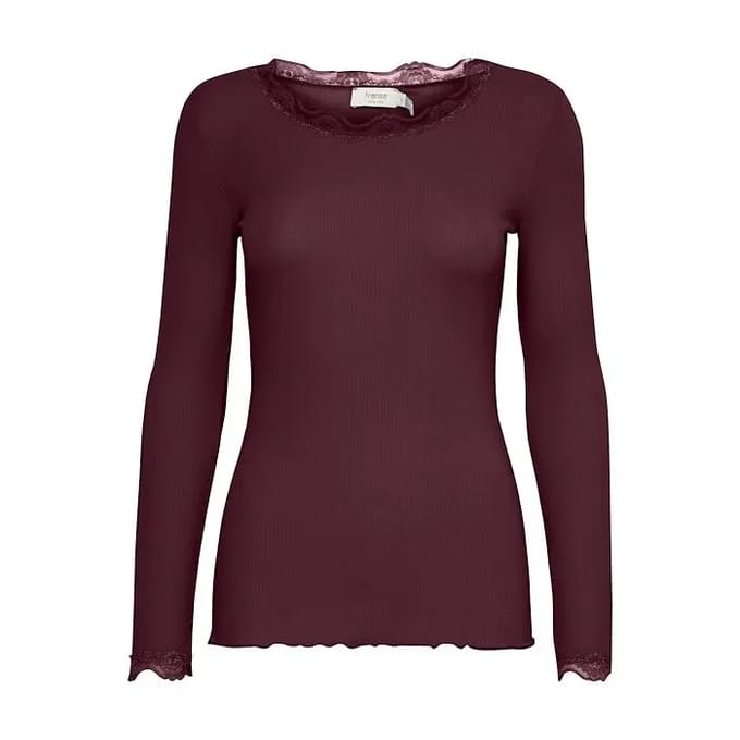 Dames-T-shirt met lange mouwen fransa Hizamond 2