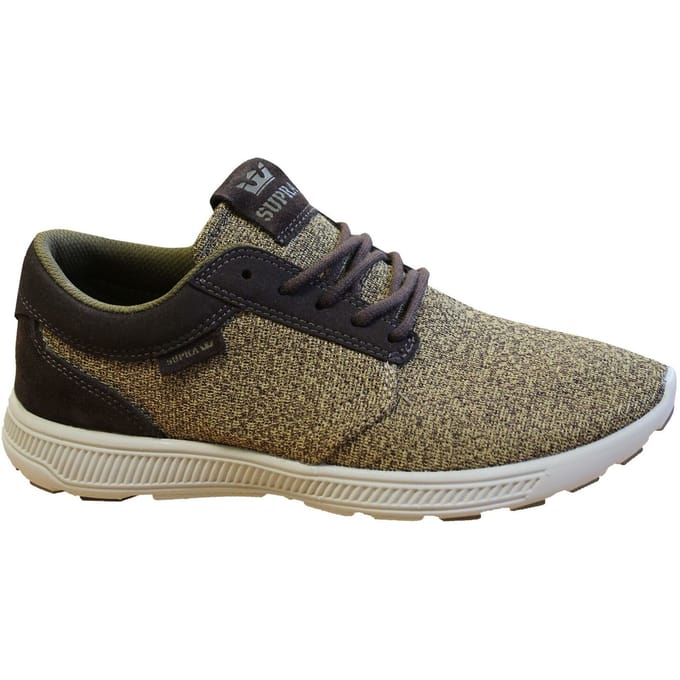 Supra Hammer Run Lace Up Heren Casual Trainers Groen Bot 08128 285