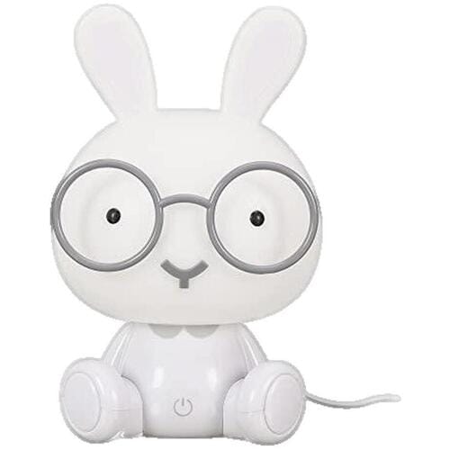 Tafellampen Cmp Veilleuse Lapin tactile blanc et gris