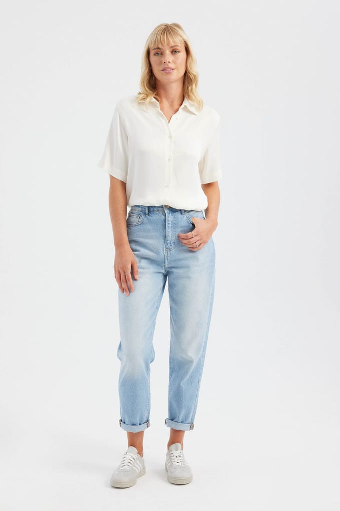 Effen Korte Mouw Basis Shirt