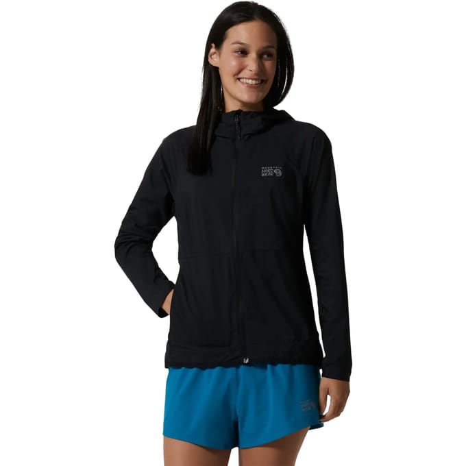 Vrouwelijke waterdichte jas met capuchon Mountain Hardwear Kor Airshell