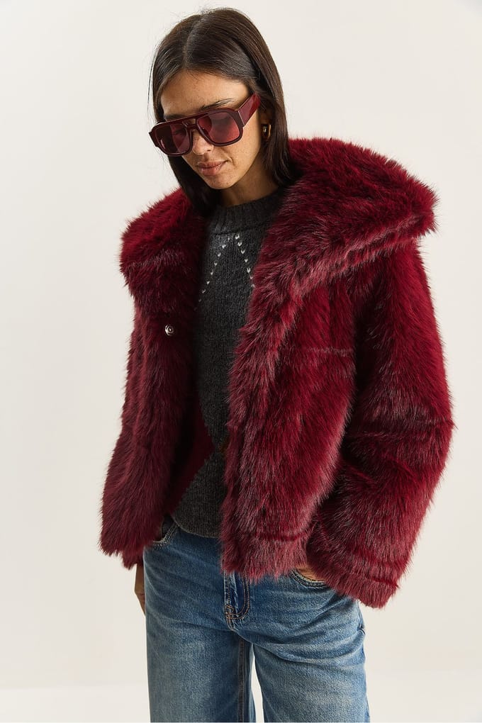 Oversized Nepleren Jas