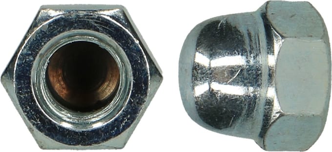 PGB-FASTENERS | Zeskant dopmoer DIN 1587 M16 Zn | 50 st