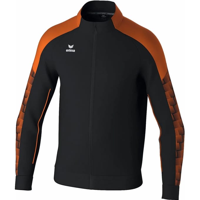 Erima Evo Star Trainingsjack Kinderen - Zwart / Oranje | Maat: 152