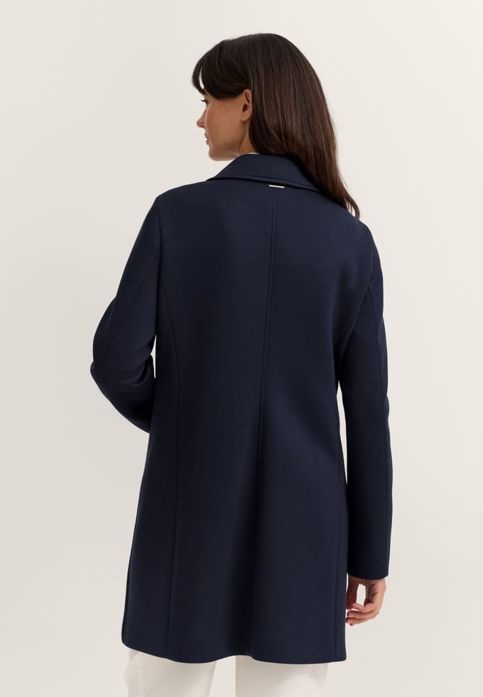 Bugatti Damen Korte jas van neopreen met knoopsluiting
