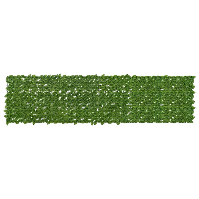 vidaXL - Balkonscherm - met - bladeren - Groen - en - Geel - 300 - x - 75 - cm