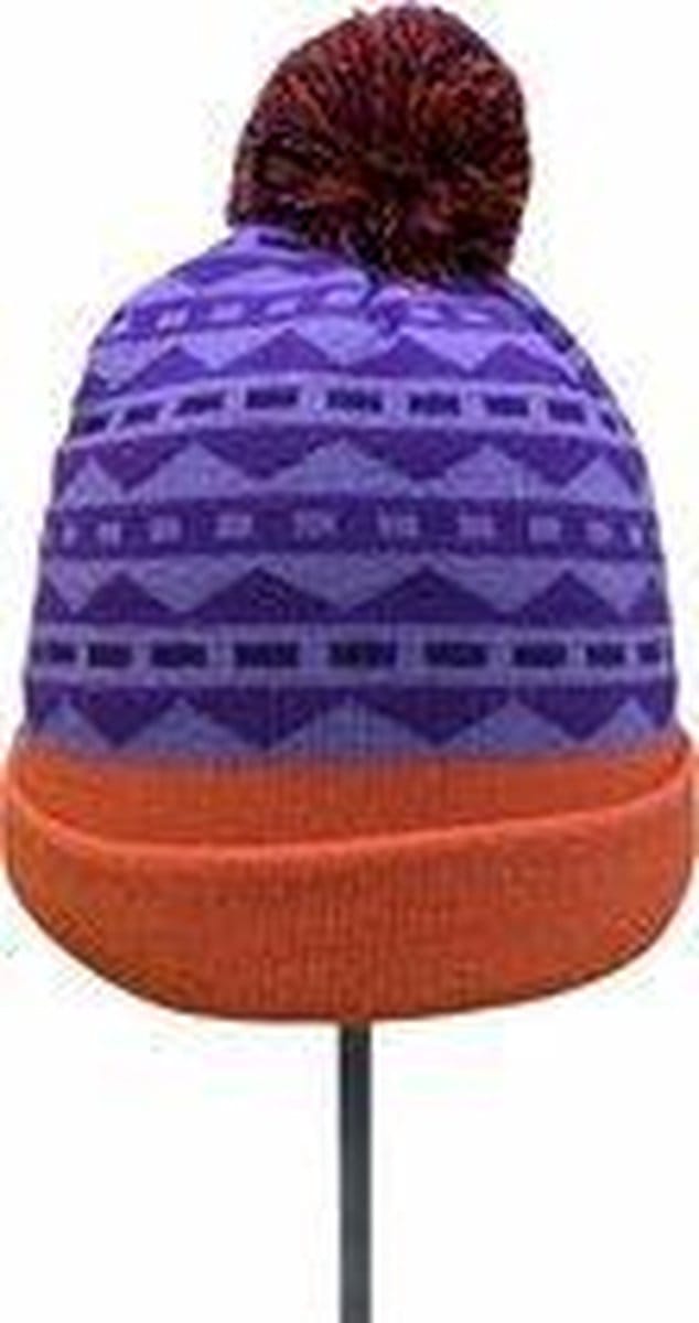 Color Kids Joel Knited - Muts - Purple/Orange - Maat 54