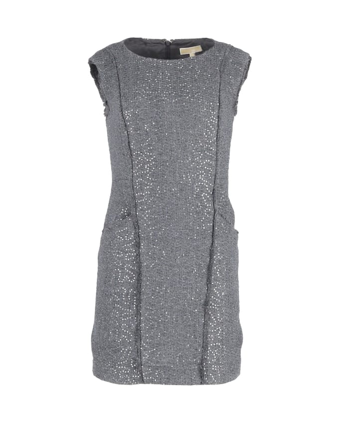 Michael Kors mini-jurk met pailletten in grijs acryl