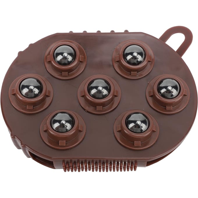 Magnetische Kralen Handroller Massager Guasha 360 Graden Roterende Multifunctionele Handmatige Handschoen black