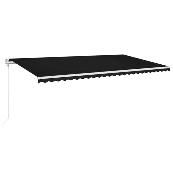 vidaXL - Luifel - automatisch - met - LED - en - windsensor - 600x300 - cm - antraciet