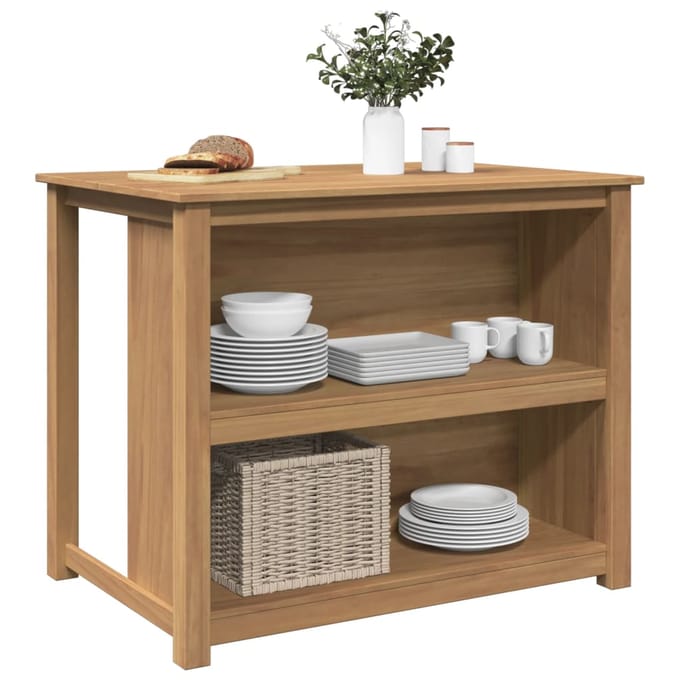 Îlot de cuisine PANAMA 112 x 77 x 90 cm Bois de Pin Massif