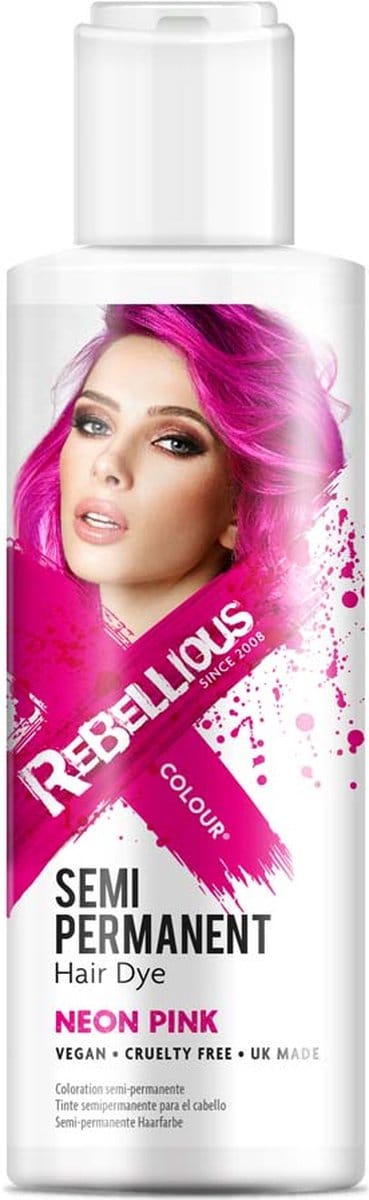 PaintGlow semi permanente haarverf Neon UV Pink - 100ml