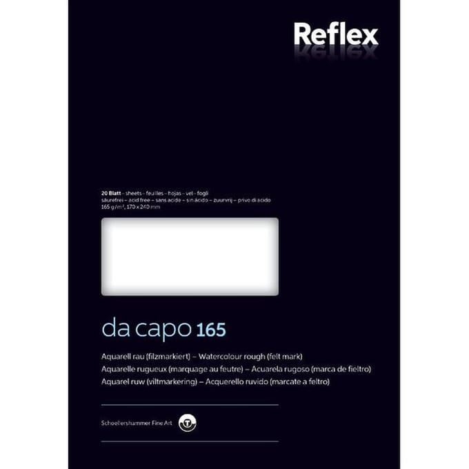 Aquarelblok Dacapo VF5004230 17x24cm 165gr 20v