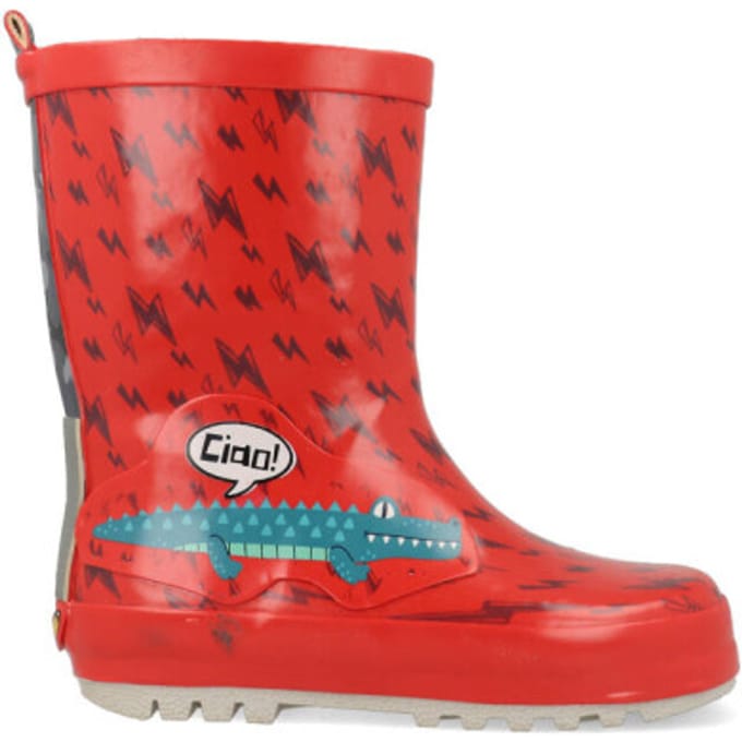 Regenlaarzen | Jongens | Red | Textiel | Go Banana's | Maat 22
