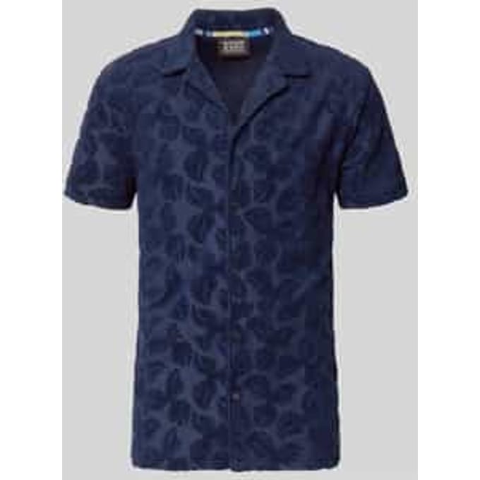 Scotch & Soda Terry Jacquard Regularfit Shortsleeved Shirt