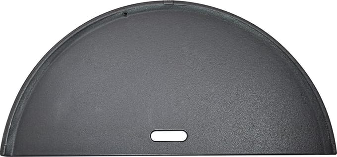 Kamado Essentials - Gietijzer Halve maan Plaat / Griddle - Large kamado 21" - 46cmx23cm