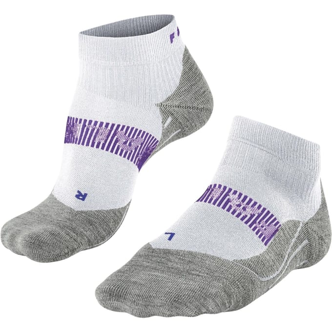 FALKE RU4 Cool Short anti-blaar functioneel materiaal hardloopsokken dames wit - maat 37-38