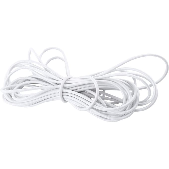 Sterk Elastisch Bungee Touw Schokkoord Sjorband DIY Knutselen Sieraden Maken(#4) wit