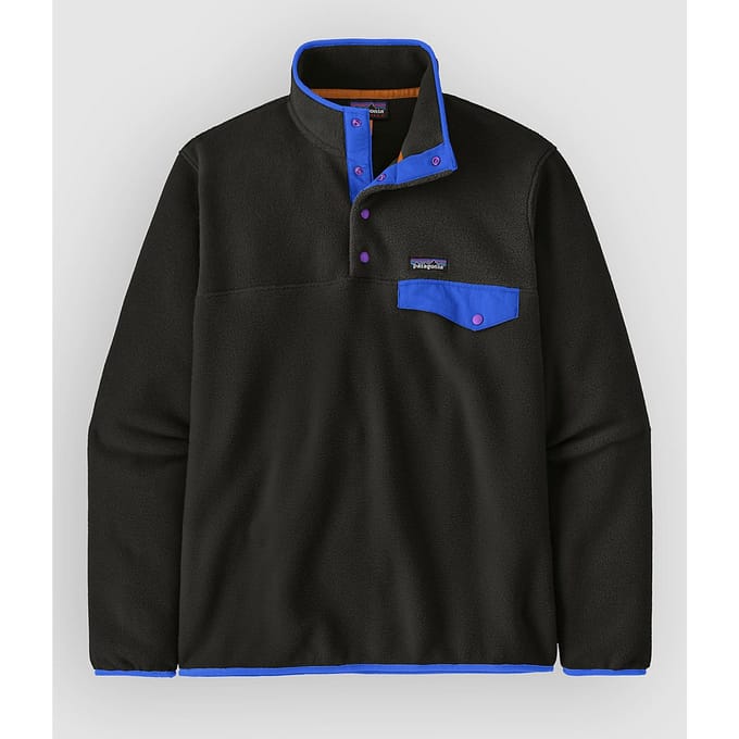 Patagonia LW Synch Snap-T Half-Zip Fleece Trui zwart
