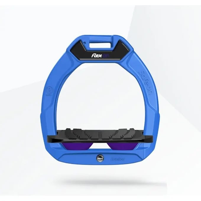 Veiligheidspringer voor kinderen Schuin Grip Blauw/Zwart/Paarse Flex-On Safe-On