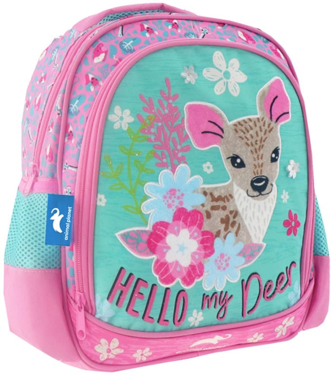 Animal Planet Hert rugzak - 31 x 27 x 10 cm  - Roze