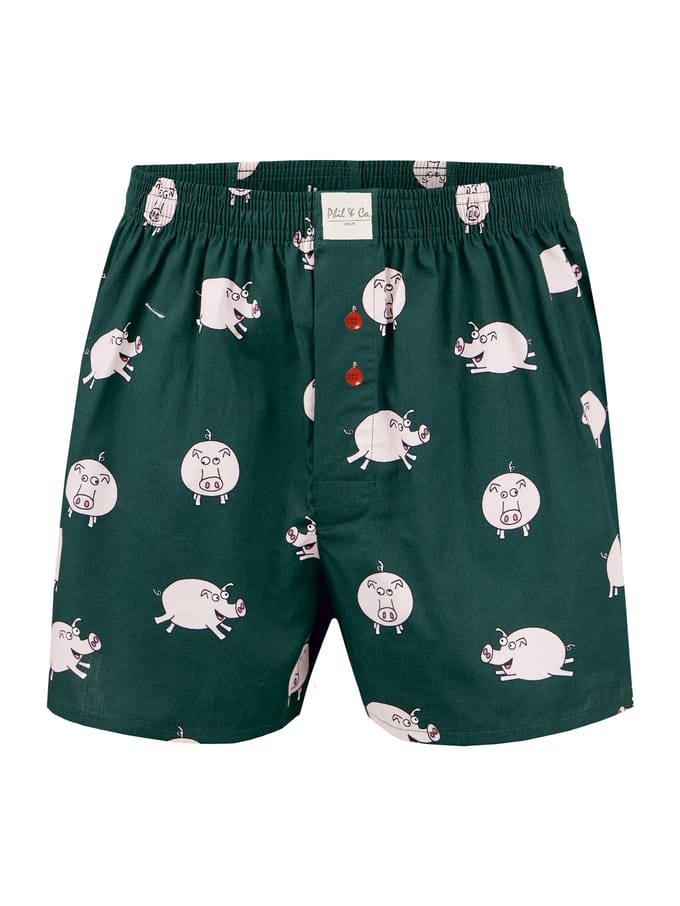 Phil & Co Wijde Boxershorts Heren Met Print 3-Pack - Maat M