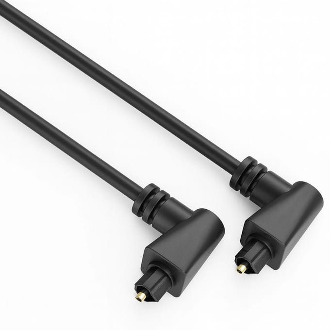 Toslink kabel - Enkel afgeschermd - Draaibare connector - 2 meter - Zwart - Allteq