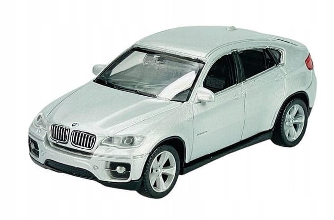 Welly BMW X6 E71 Zilver Metaal 1:43 Model Auto