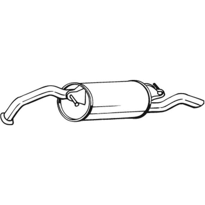 Geluiddemper achter BOSAL 228-189