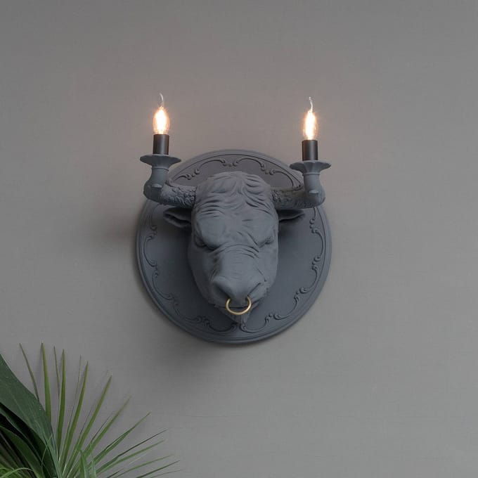 Karman Corrado Wandlamp Mat Grijs