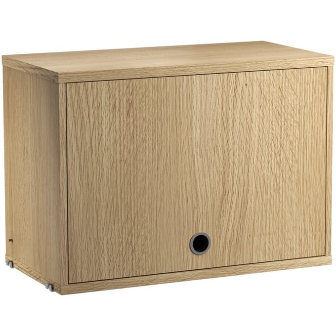 String Furniture Kastunit met klapdeur - Eiken - Breite 58 cm