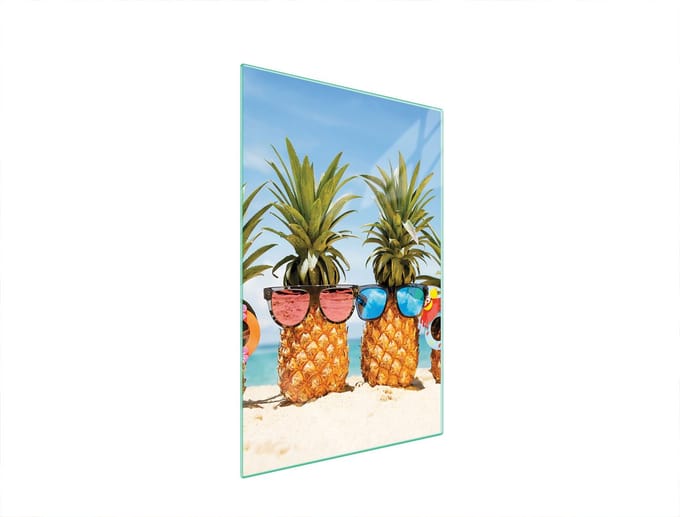 TMK ArtDeko - Snijplank - Glas - 35x52 cm - Ananas Motief