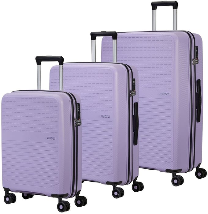 American Tourister trolley Summer Hit 3 PC Set A Digital Lavender paars 76cm