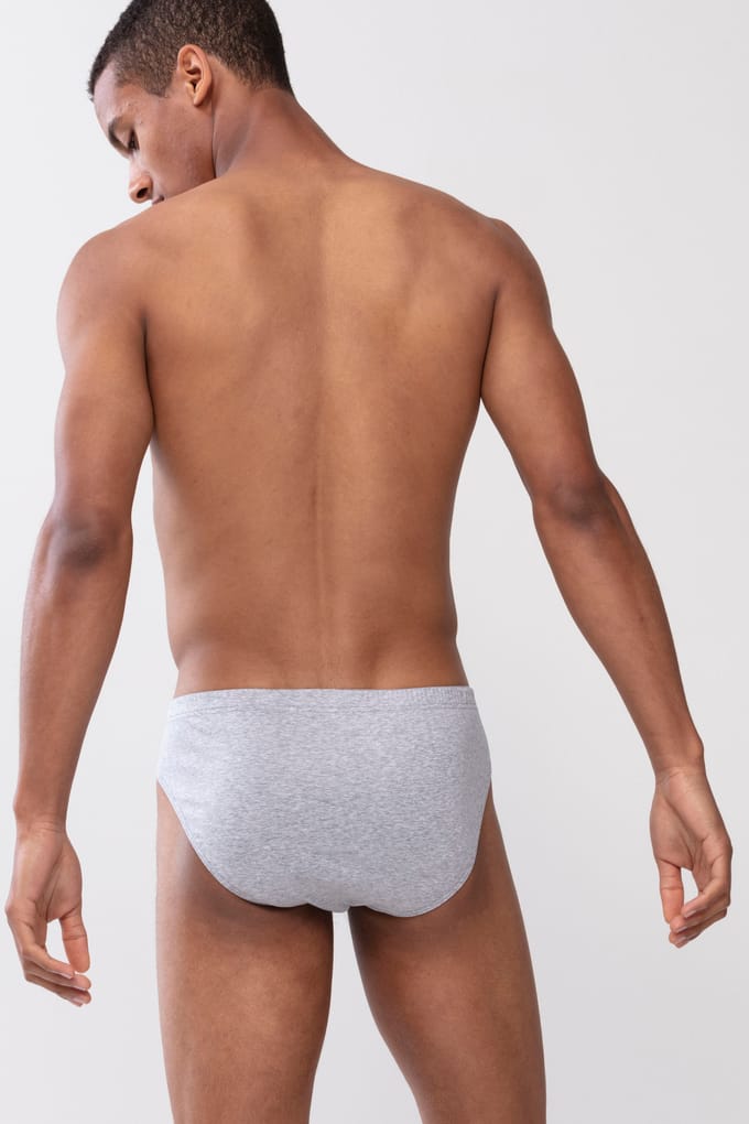 Heren jazz-pants Serie Casual Cotton Light Grey Melange